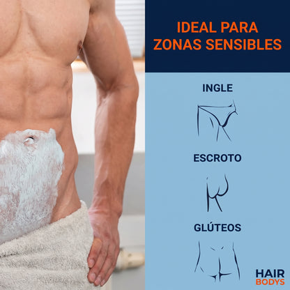 Crema Depilatoria Íntima para Hombre – 100 ml