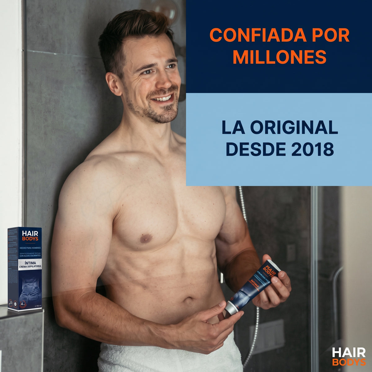 Crema Depilatoria Íntima para Hombre – 100 ml